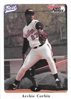 1996 Best Rochester Red Wings #9 Archie Corbin Front