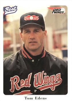 1996 Best Rochester Red Wings #13 Tom Edens Front