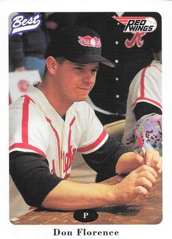 1996 Best Rochester Red Wings #14 Don Florence Front