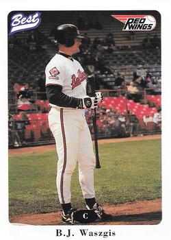 1996 Best Rochester Red Wings #28 B.J. Waszgis Front