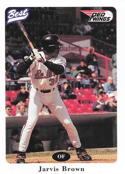 1996 Best Rochester Red Wings #7 Jarvis Brown Front