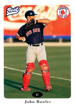 1996 Best Sarasota Red Sox #9 John Bowles Front