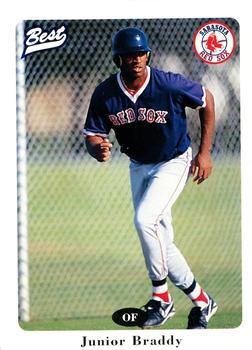 1996 Best Sarasota Red Sox #10 Junior Braddy Front