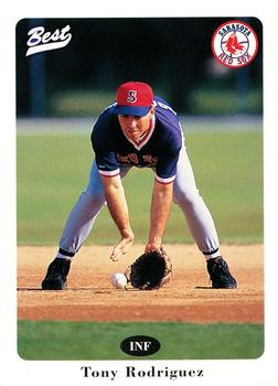 1996 Best Sarasota Red Sox #27 Tony Rodriguez Front