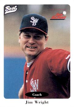 1996 Best Scranton/Wilkes-Barre Red Barons #2 Jim Wright Front