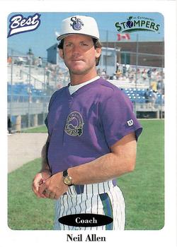 1996 Best St. Catharines Stompers #2 Neil Allen Front