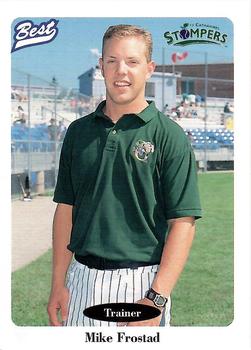 1996 Best St. Catharines Stompers #3 Mike Frostad Front