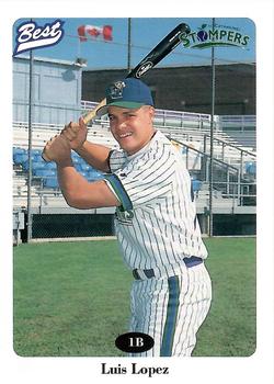 1996 Best St. Catharines Stompers #17 Luis Lopez Front