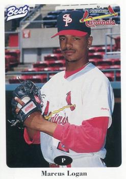 1996 Best St. Petersburg Cardinals #15 Marcus Logan Front