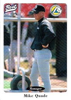 1996 Best West Michigan Whitecaps #1 Mike Quade Front