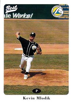 1996 Best West Michigan Whitecaps #15 Kevin Mlodik Front