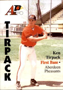 1996 Aberdeen Pheasants #3 Ken Tirpack Front
