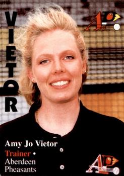 1996 Aberdeen Pheasants #NNO Amy Jo Vietor Front
