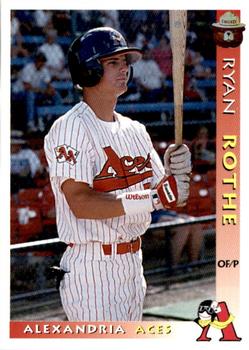 1996 Grandstand Alexandria Aces Smokey #AA2 Ryan Rothe Front
