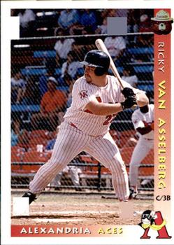 1996 Grandstand Alexandria Aces Smokey #AA7 Ricky Van Asselberg Front