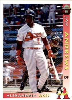 1996 Grandstand Alexandria Aces Smokey #AA26 Jay Andrews Front