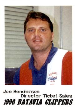 1996 Batavia Clippers #31 Joe Henderson Front