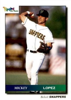 1996 Beloit Snappers #NNO Mickey Lopez Front