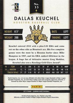 2015 Panini Diamond Kings #33 Dallas Keuchel Back