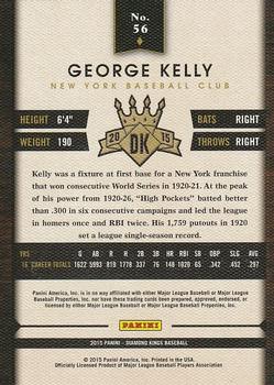 2015 Panini Diamond Kings #56 George Kelly Back