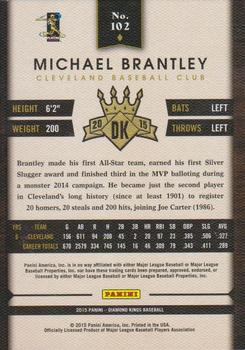 2015 Panini Diamond Kings #102 Michael Brantley Back