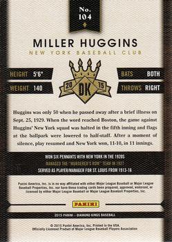 2015 Panini Diamond Kings #104 Miller Huggins Back