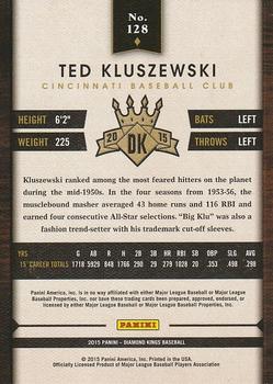 2015 Panini Diamond Kings #128 Ted Kluszewski Back