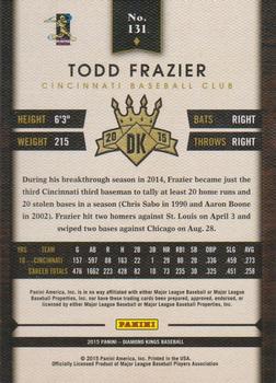 2015 Panini Diamond Kings #131 Todd Frazier Back