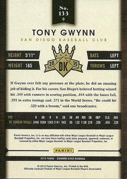 2015 Panini Diamond Kings #133 Tony Gwynn Back