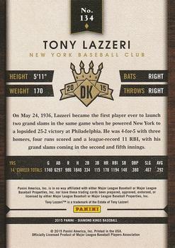 2015 Panini Diamond Kings #134 Tony Lazzeri Back