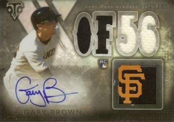 2015 Topps Triple Threads #127 Gary Brown Front