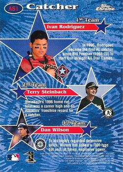 1997 Topps Chrome - All-Stars #AS1 Ivan Rodriguez Back