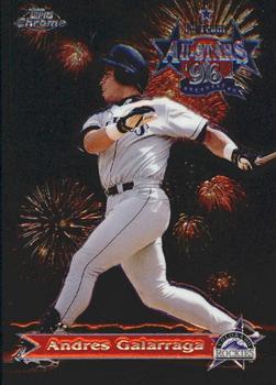 1997 Topps Chrome - All-Stars #AS4 Andres Galarraga Front