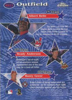 1997 Topps Chrome - All-Stars #AS11 Albert Belle Back