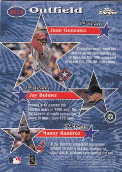 1997 Topps Chrome - All-Stars #AS15 Juan Gonzalez Back