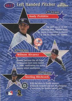 1997 Topps Chrome - All-Stars #AS17 Andy Pettitte Back