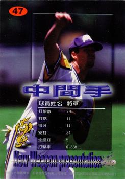 1998 Taiwan Major League Red Boy New Weapon Presentation #47 Corey Powell Back