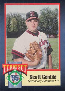 1995 Harrisburg Senators #18 Scott Gentile Front