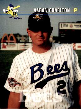 1995 Burlington Bees #25 Aaron Charlton Front
