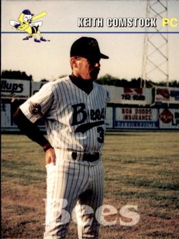 1995 Burlington Bees #33 Keith Comstock Front