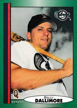 1998 Blueline Q-Cards Kissimmee Cobras #12 Brian Dallimore Front