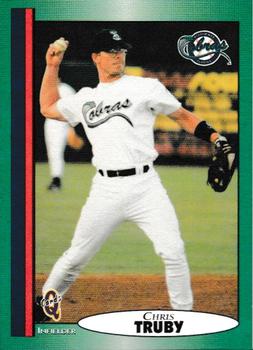 1998 Blueline Q-Cards Kissimmee Cobras #29 Chris Truby Front