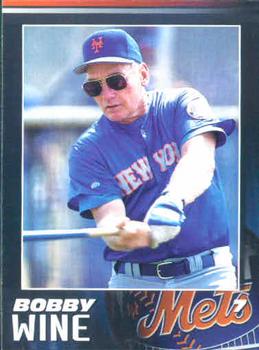 1996 Kahn's New York Mets #NNO Bobby Wine Front