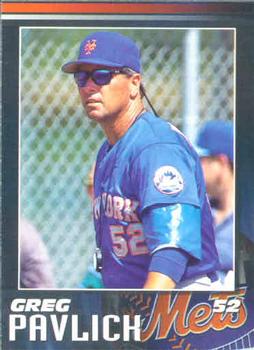 1996 Kahn's New York Mets #NNO Greg Pavlick Front