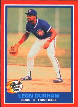 1987 Fleer Baseball's Hottest Stars #15 Leon Durham Front