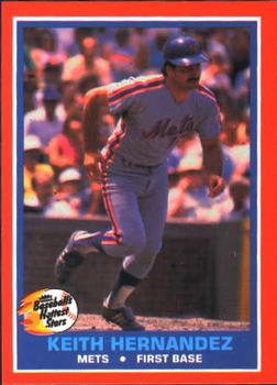 1987 Fleer Baseball's Hottest Stars #21 Keith Hernandez Front