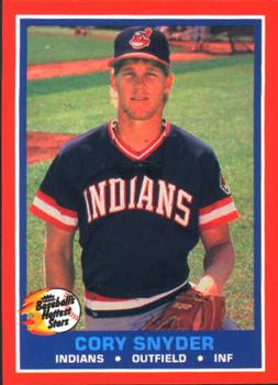 1987 Fleer Baseball's Hottest Stars #39 Cory Snyder Front