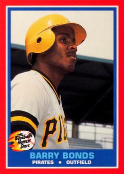 1987 Fleer Baseball's Hottest Stars #5 Barry Bonds Front