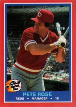 1987 Fleer Baseball's Hottest Stars #32 Pete Rose Front