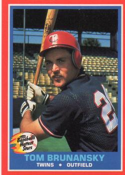 1987 Fleer Baseball's Hottest Stars #7 Tom Brunansky Front